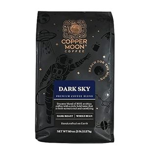 Copper Moon Dark Sky Blend, Dark Roast Coffee, Whole Bean