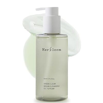 Green Clear Vegan Cleansing Oil to Foam - Korean Cleanser
