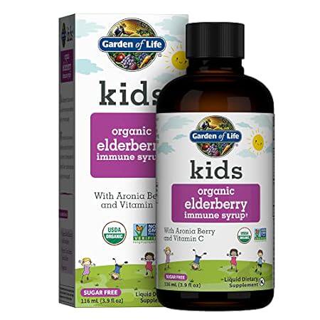 Garden of Life Organic Sambucas Elderberry Syrup for Kids