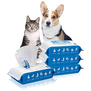 Tetesol Dog Wipes for Dogs Cats， All Purpose Cleaning Pet