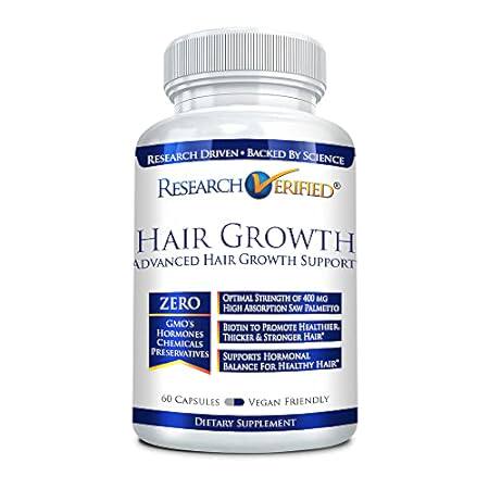 Research Verified Hair Growth Support - with Biotin， DHT