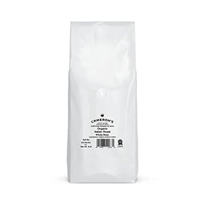 Cameron's Coffee Roasted Whole Bean Coffee， Organic Itali