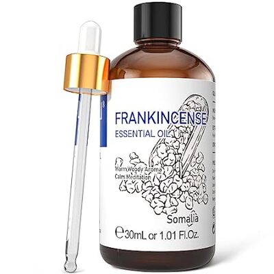 HIQILI 1 Fl Oz Frankincense Essential Oil， 100% Pure Undi