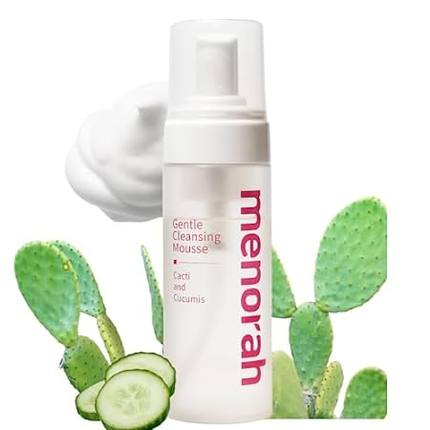 menorah skincare - Gentle Cleansing Mousse - with Cacti，