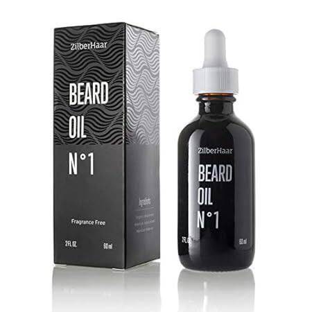 ZilberHaar - Beard Oil N 1 - Pure， Organic Moroccan Jojob