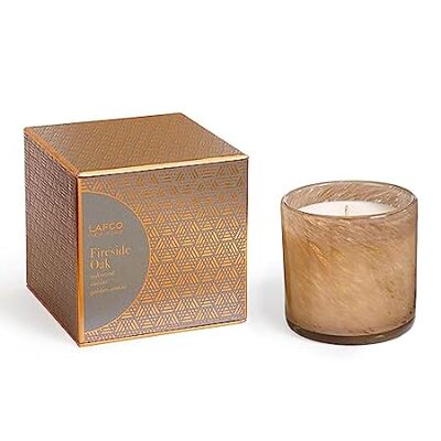 LAFCO New York Holiday Classic Candle， Fireside Oak - 6.5
