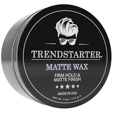 – Men’s Hair Styling Product - Matte Wax， All Hair Types