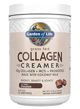 Garden of Life Grass Fed Collagen Creamer Powder - Chocol