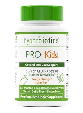 Hyperbiotics Pro Kids Probiotics | Vegan Daily Digestive