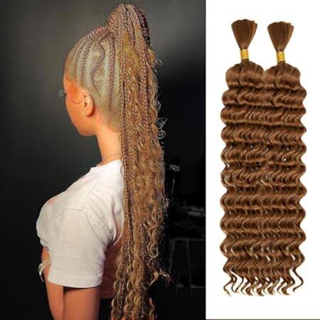 Deep Wave Bulk hair for Braiding Wet and Wavy Micro Braid