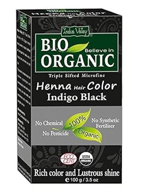 Indus Valley Bio Organic Natural Henna Hair Color Indigo