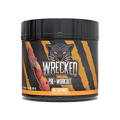 Huge Supplements Wrecked Pre-Workout Powder， 30G+ Ingredi