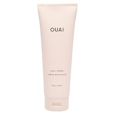 OUAI Curl Cream - Curl Defining Cream for Hydrated， Shiny