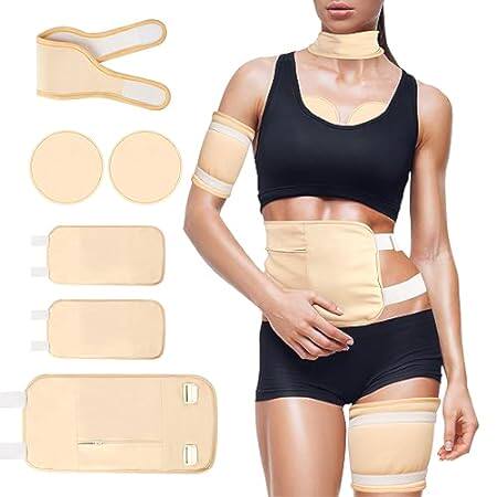 Castor Oil Pack Wrap for Women Gifts， 6 Pcs Reusable Orga