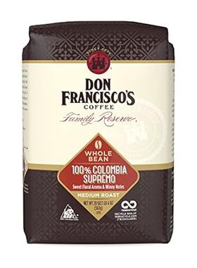 Don Francisco's 100% Colombia Supremo Medium Roast Whole