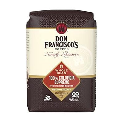 Don Francisco's 100% Colombia Supremo Medium Roast Whole