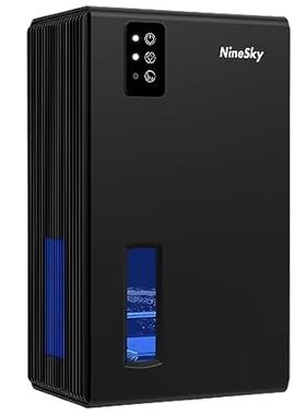 NineSky Dehumidifier for Home， 95 OZ Water Tank， (800 sq.