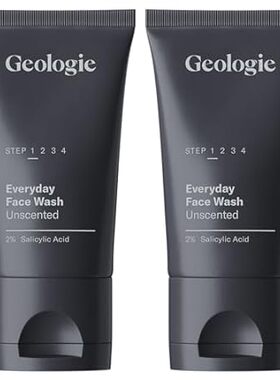 Geologie Unscented 2% Salicylic Acid Face Wash - 2-pack -
