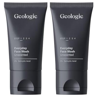 Geologie Unscented 2% Salicylic Acid Face Wash - 2-pack -
