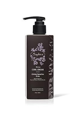 Saphira Moisturizing Curl Cream for Curly and Wavy Hair，