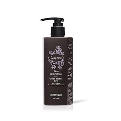 Saphira Moisturizing Curl Cream for Curly and Wavy Hair，