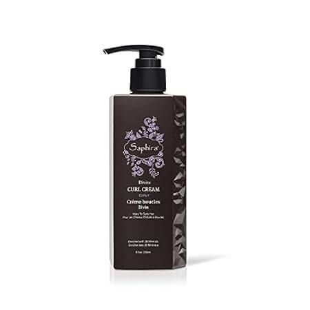 Saphira Moisturizing Curl Cream for Curly and Wavy Hair，