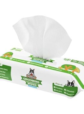 Pogi's Dog Grooming Wipes - 100 Dog Wipes for Cleaning an