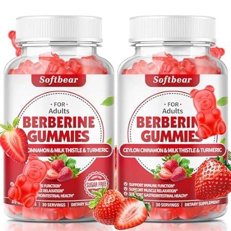 Organic Berberine Gummies， Berberine with Ceylon Cinnamon