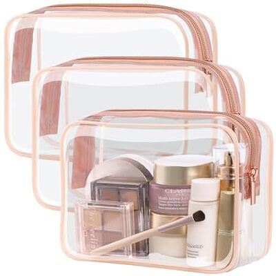 PACKISM TSA Approved Toiletry Bag - Clear Makeup Bag Wate