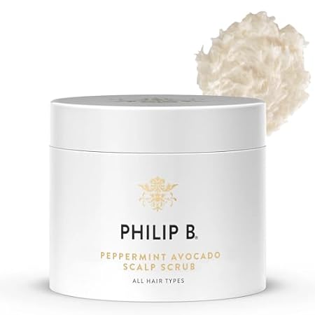 PHILIP B. Peppermint Avocado Scalp Scrub， 8 Fl Oz - Crème