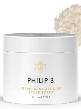 PHILIP B. Peppermint Avocado Scalp Scrub， 8 Fl Oz - Crème