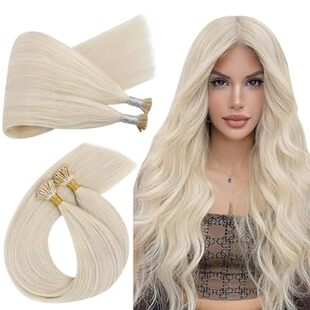 Ugeat Itip Hair Extensions Blonde I Tip Human Hair Extens