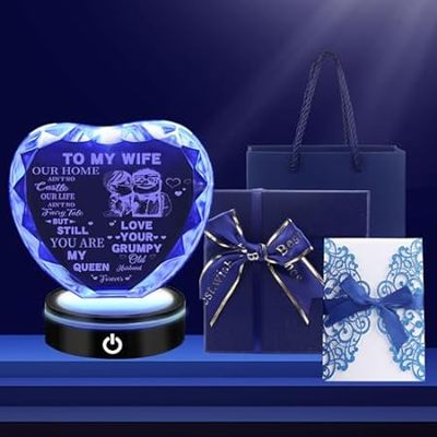 Wedding Anniversary Romantic Gifts for Wife Her from Husb