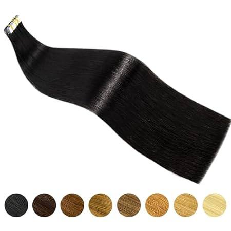 Tape in Hair Extensions 20pcs 45g 16 Inch Real Human Hair