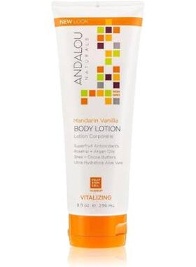 Andalou Naturals Body Lotion Ounce， Mandarin Vanilla Vita