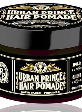 Urban Prince Hair Pomade Water Based Firm Strong Hold Eas
