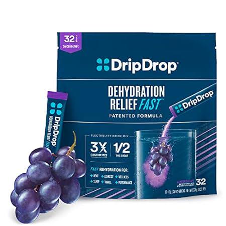 DripDrop Hydration - Electrolyte Powder Packets - Concord