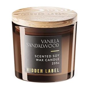 Vanilla Sandalwood Scented Candle, Candle Gift for Women,