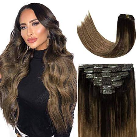 Loxxy Clip in Hair Extensions Remy Human Hair Lace Double