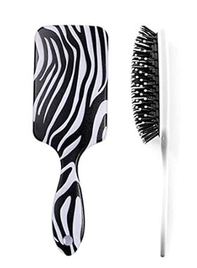 Cows Print Hair Brushes，Hair Detangling Brush Anti Static