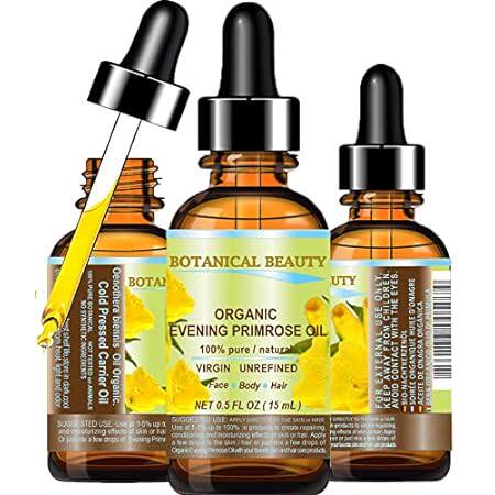 ORGANIC EVENING PRIMROSE OIL 100% Pure Natural Undiluted