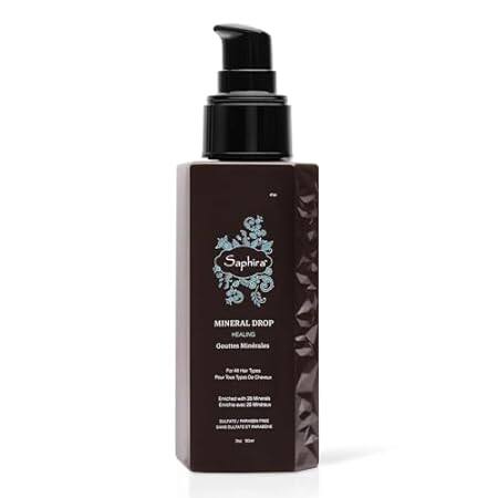 Saphira Mineral Drop Hair Serum for Hair Growth and Frizz
