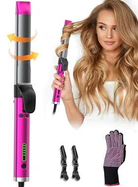 Rotating Curling Iron Automatic Curling Irons 1 1/4 Inch