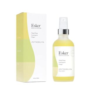 Esker - Natural Uplifting Belly Oil | Plant-Based， Cruelt