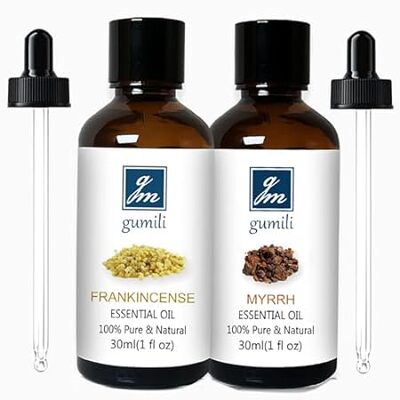 Frankincense and Myrrh Essential Oil， 100% Pure Undiluted