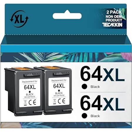 64XL Black Ink Cartridge Replacement for HP Ink 64 HP 64X