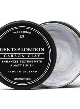 Carbon Clay， Men's Matte Hair Clay， Texturising Styling W