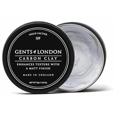 Carbon Clay， Men's Matte Hair Clay， Texturising Styling W