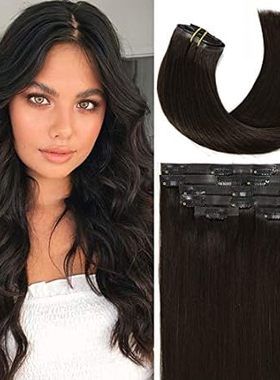 Loxxy Human Hair Clip in Extensions Seamless Clip on Hair