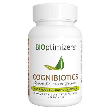 BiOptimizers Cognibiotics Probiotic Brain Supplement - He